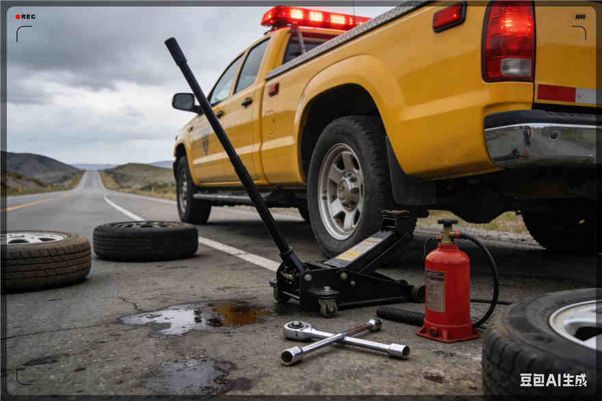 吴中区爆胎道路救援-汽车换轮胎